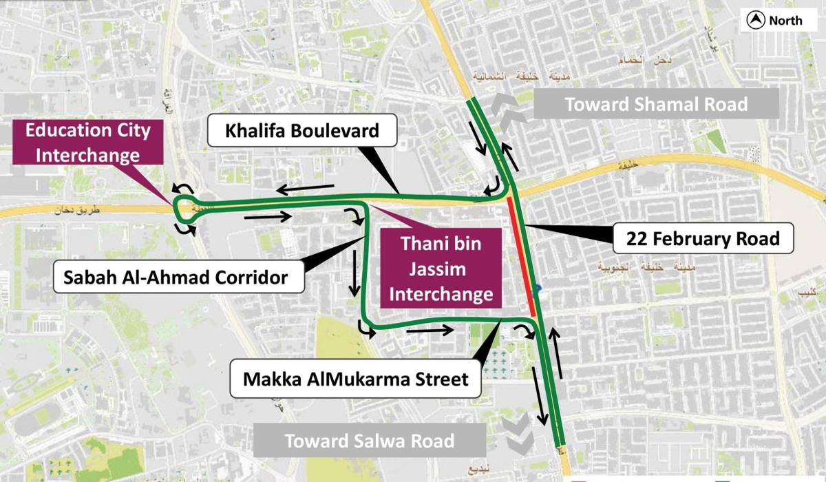 Closure on 22 February Street